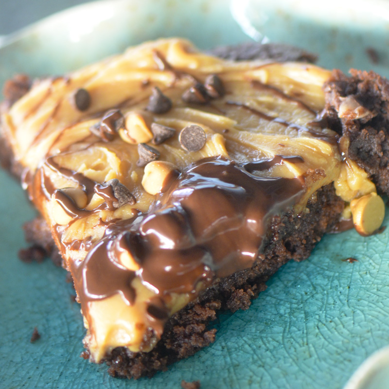 Peanut Butter Brownie Pizza Recipe Diaries