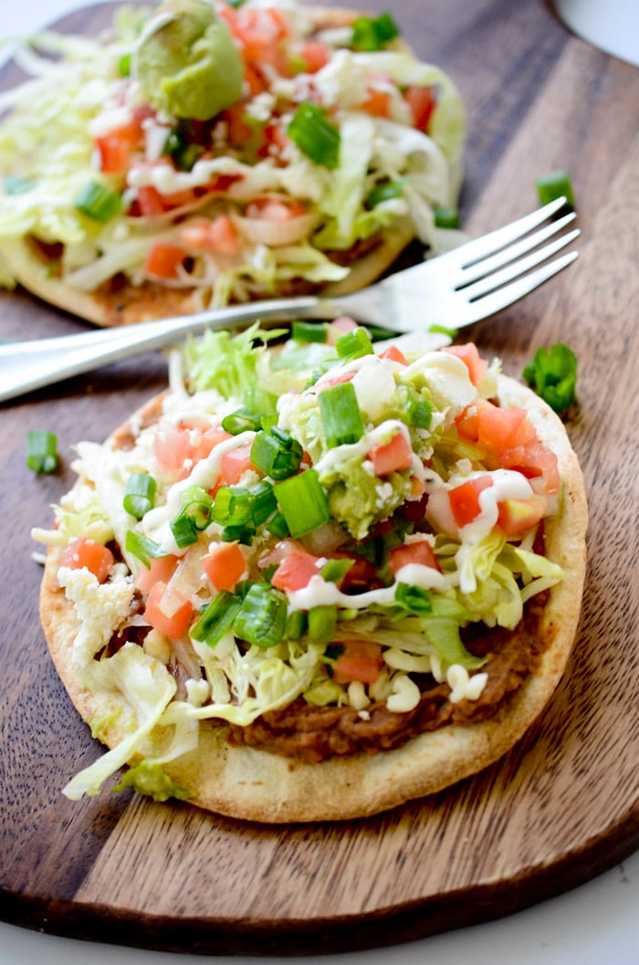 Spicy Bean Tostadas – Recipe Diaries