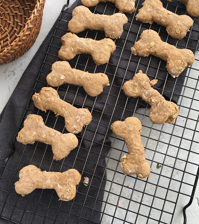 Peanut Butter Oatmeal Dog Treats