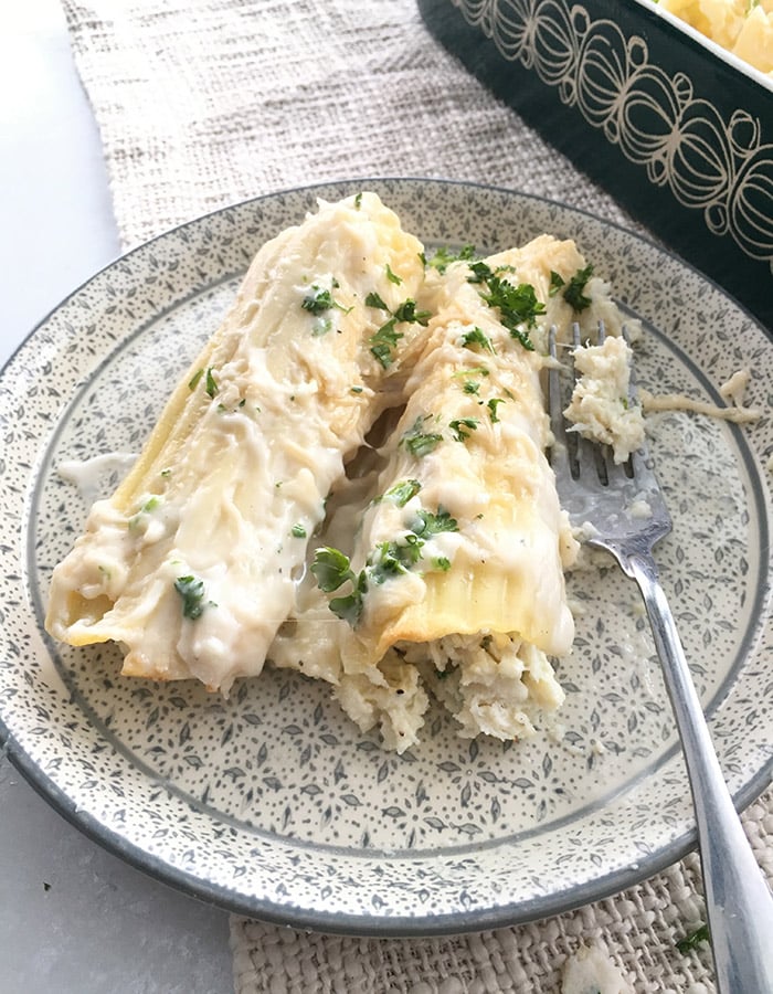 Crab and Ricotta Cannelloni