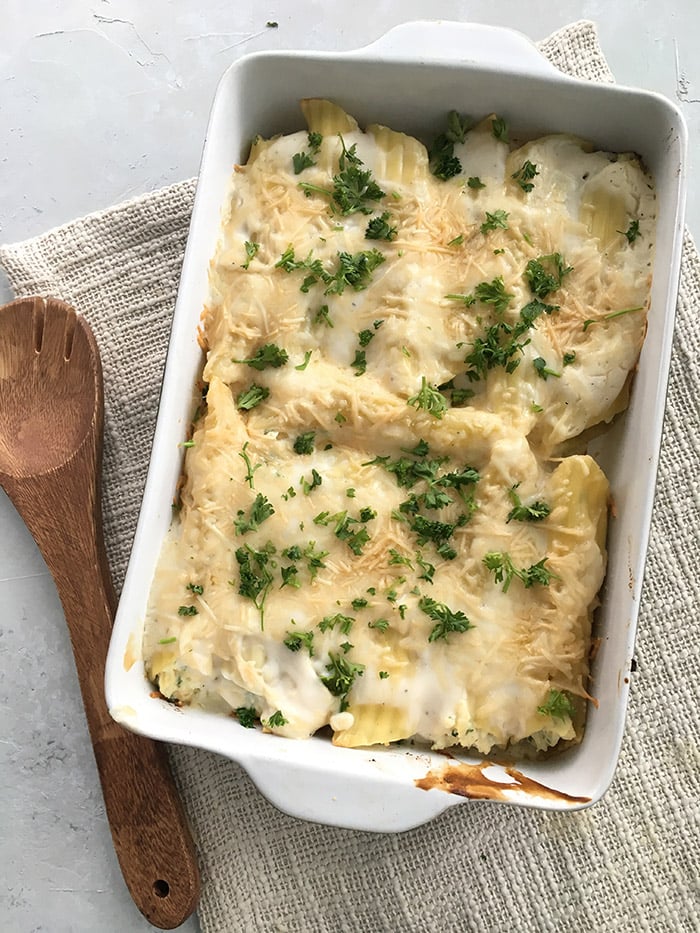 Crab and Ricotta Cannelloni