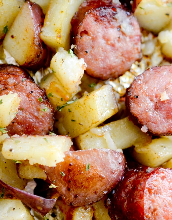 Oven Roasted Smoked Sausage And Potatoes Recipe Diaries,Steaming Broccoli And Cauliflower