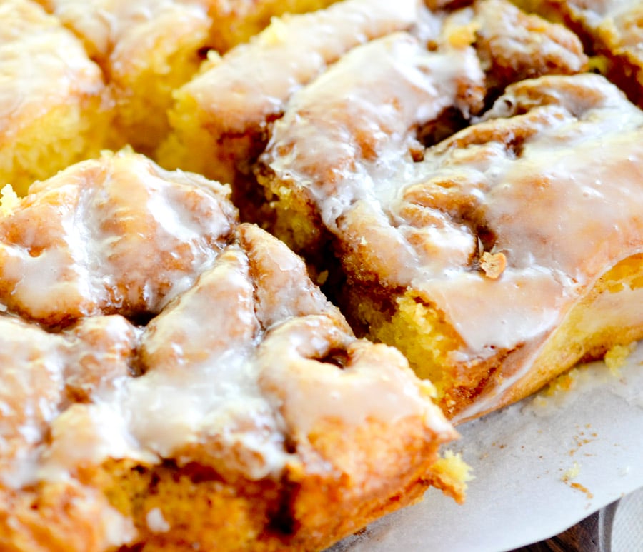 Cinnamon Roll Cake