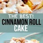 Cinnamon Roll Cake