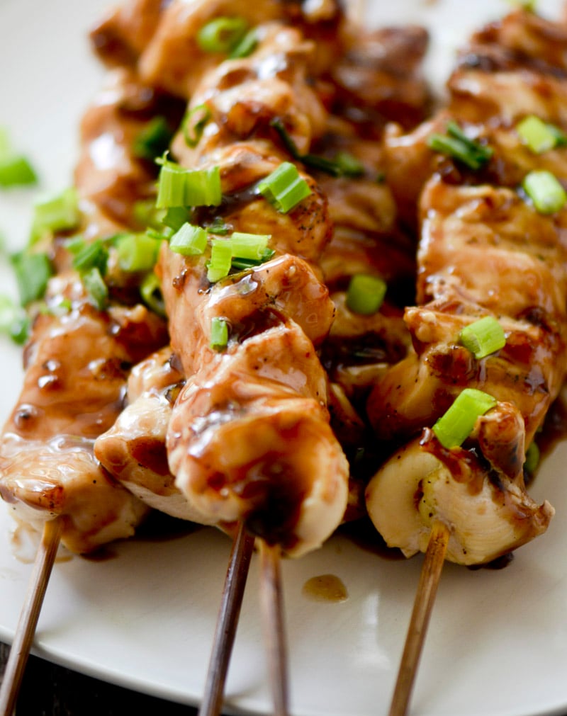 Orange Balsamic Chicken Kabobs