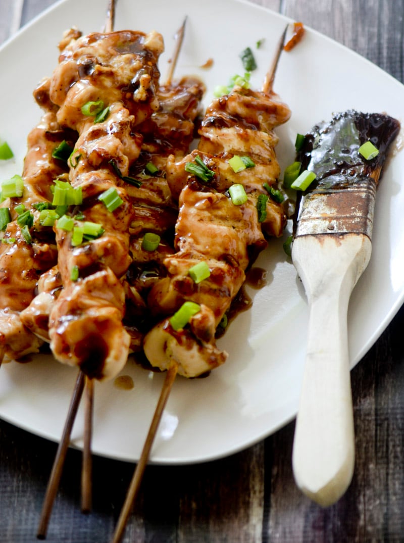 Orange Basalmic Glazed Chicken Kabobs 009