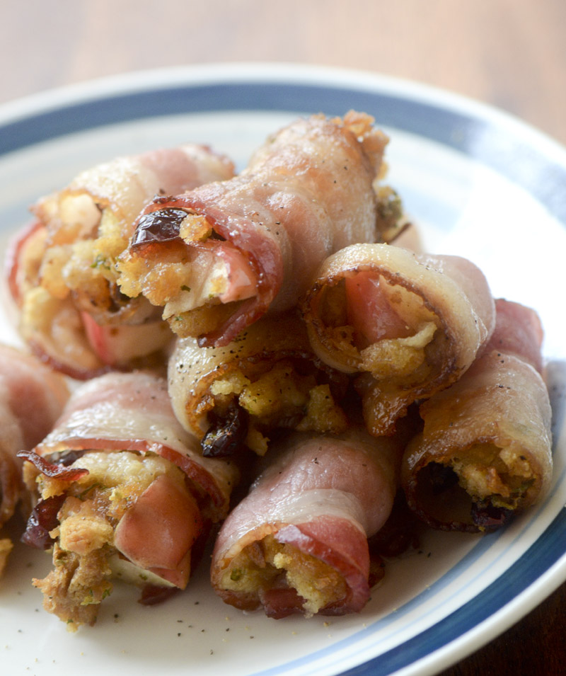 bacon wrapped stuffing 031