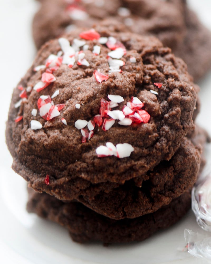 chocolate peppermint cookies 009