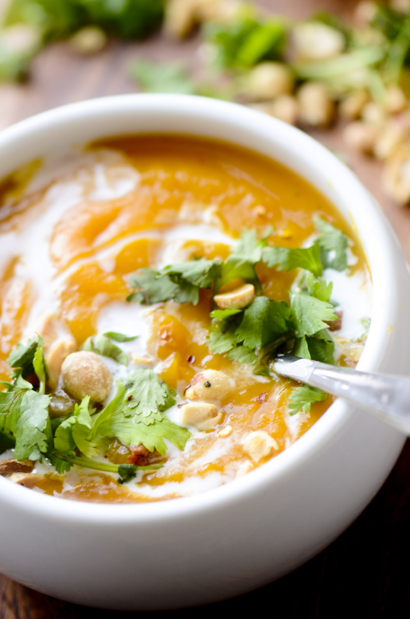 thai curried butternut squash soup 011