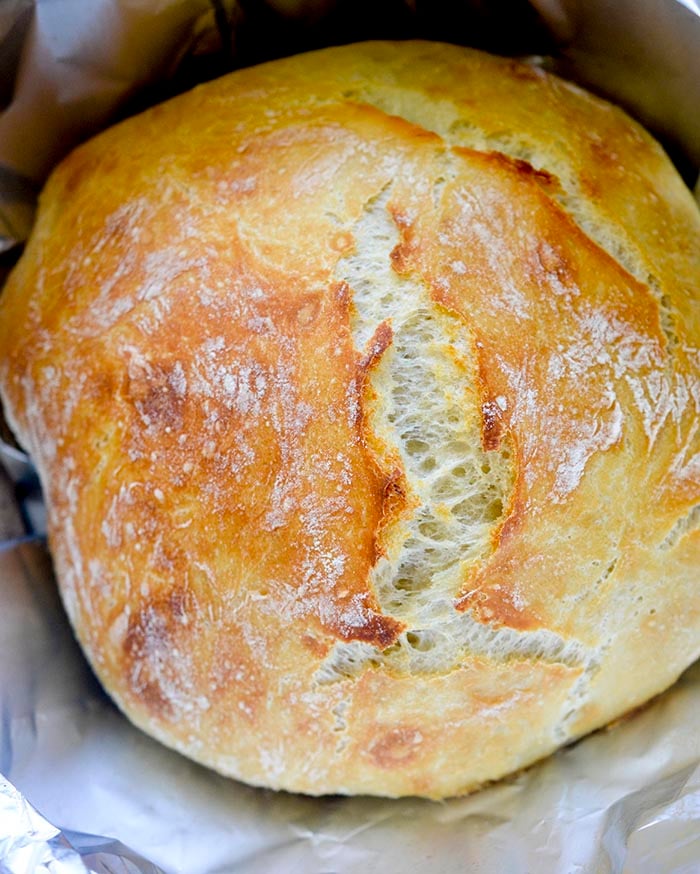 No-Knead Crusty Artisan Bread