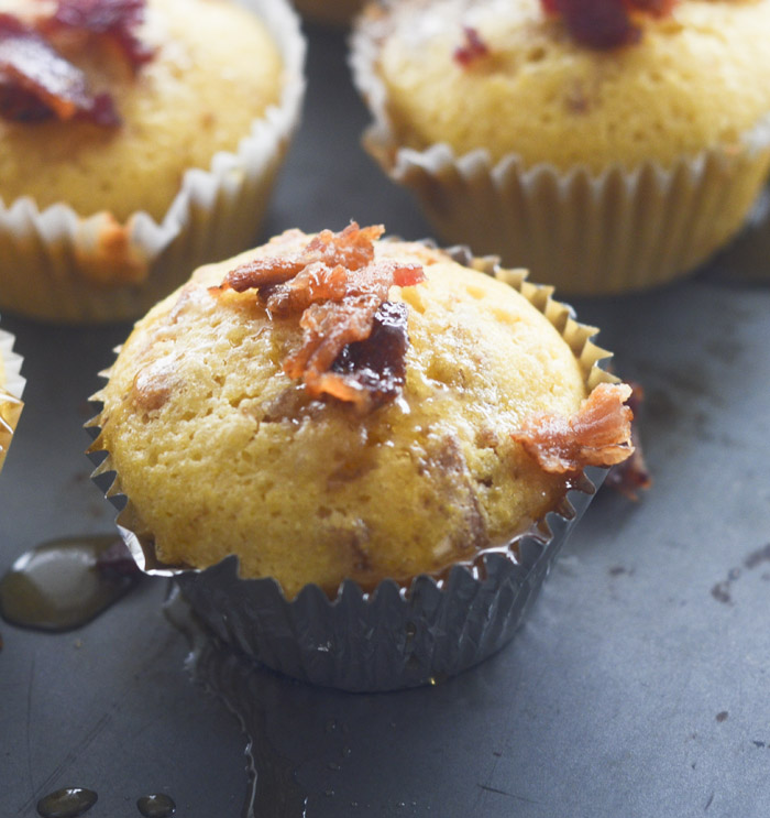 Maple-Bacon Cornbread Muffins - These muffins are great for dunking in your chili. 