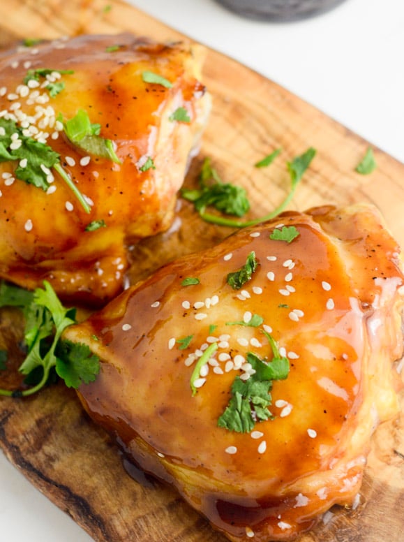 Hoisin-and-Honey Glazed Chicken Thighs - Recipe Diaries