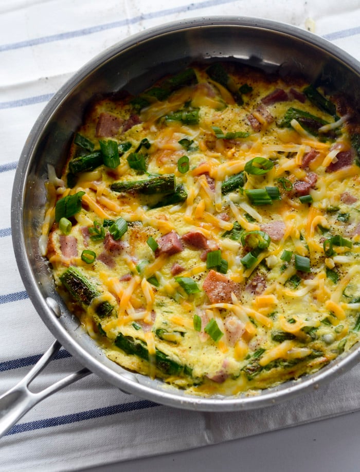 asparagus and ham fritatta 015