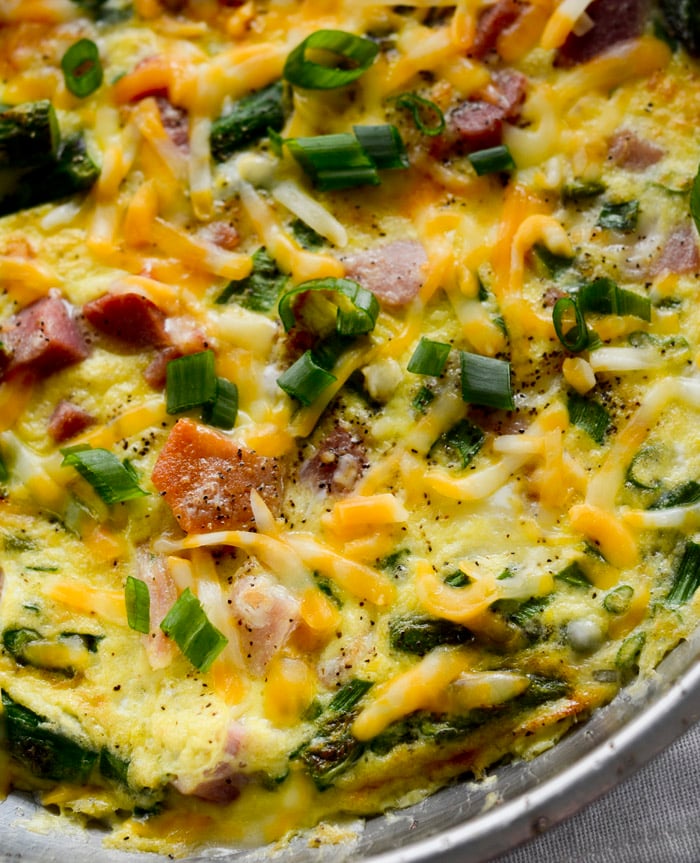 asparagus and ham fritatta 028