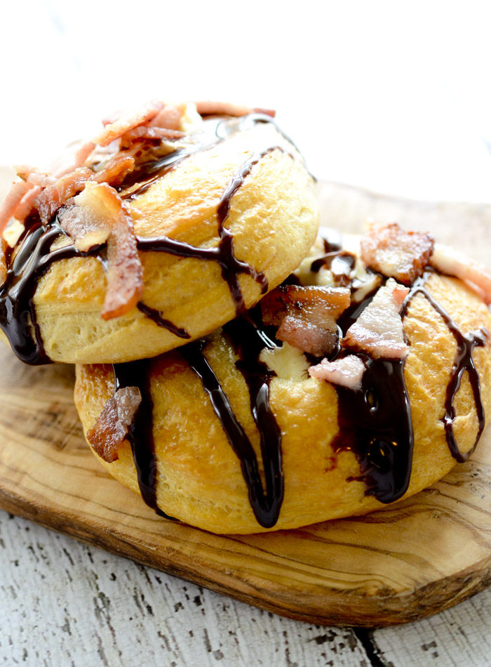Easy Bacon Chocolate Danishes #bacon - Recipe Diaries