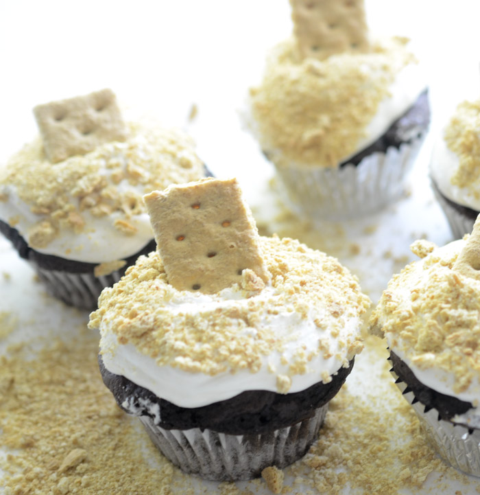 Skinny S’mores Cupcakes Recipe Diaries Skinny S’mores Cupcakes Recipe Diaries
