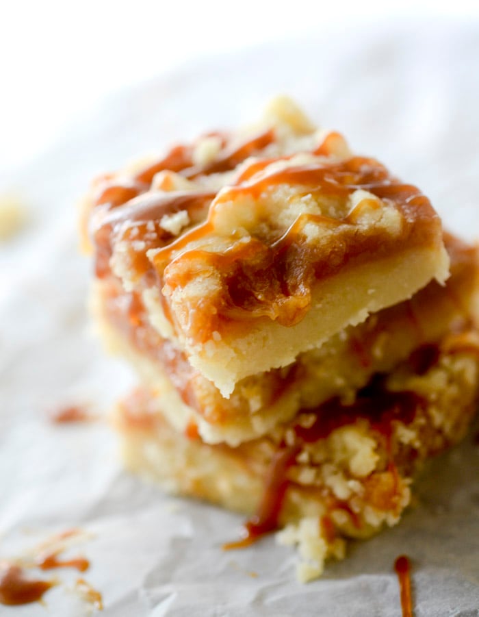 Salted Caramel Butter Bars