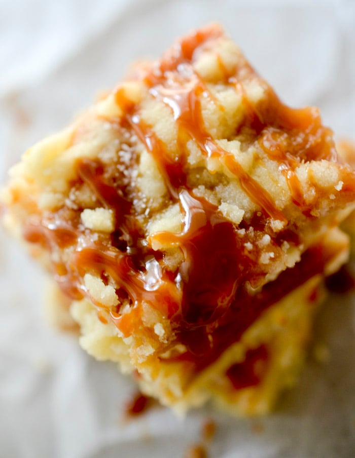 Salted Caramel Butter Bars