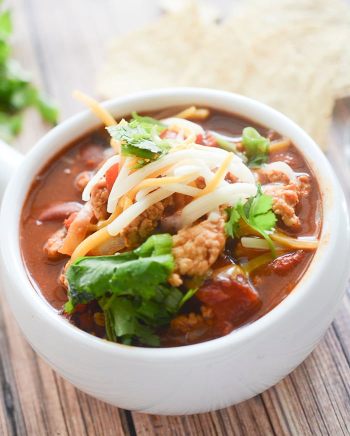 Weight Watcher's Buffalo Chicken Chili