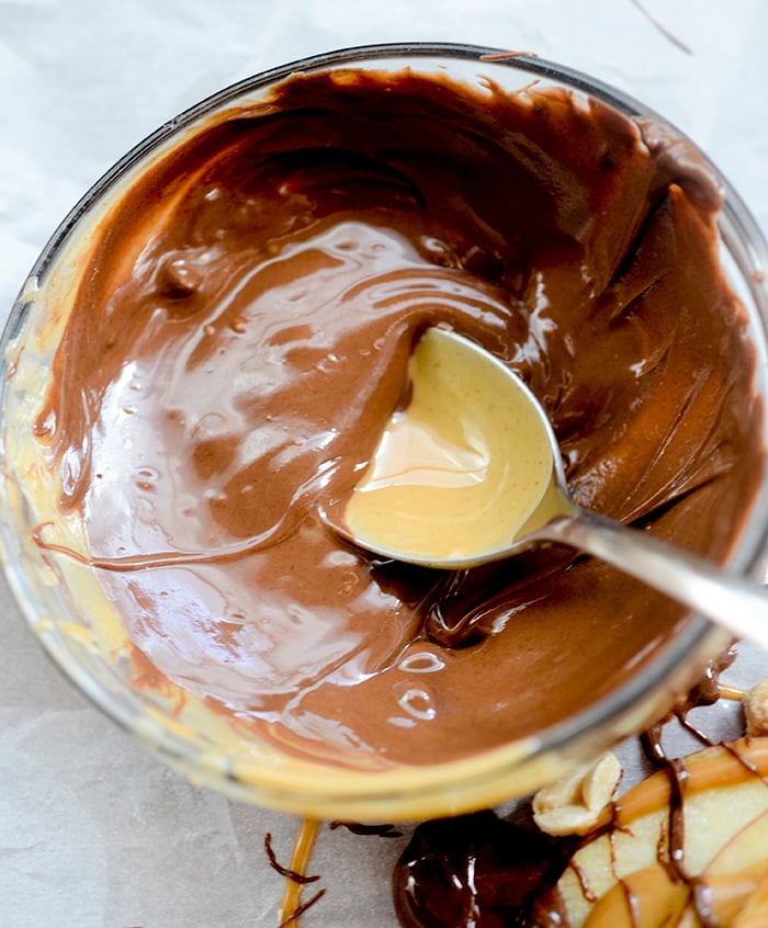 Peanut Butter Apple Nachos