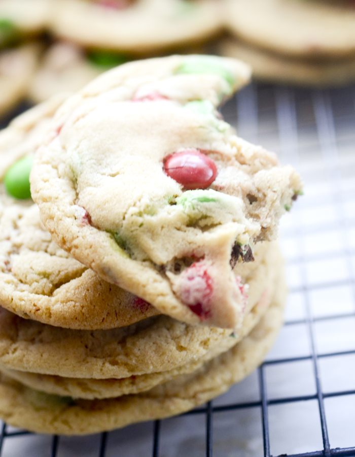 Soft and Chewy M&M Cookies