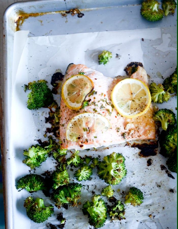 knoflook geroosterde zalm 011