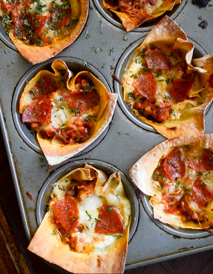 Weight Watchers Mini Pizzagna Cups