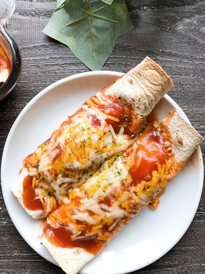 Skinny Beef Enchiladas