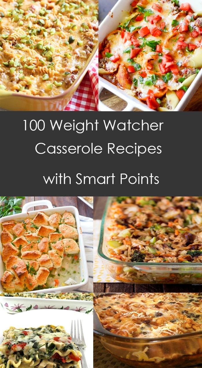 100 Weight Watcher Casserole Recipes with Smart Points