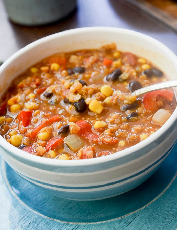Spicy Chipotle Lentil Chili