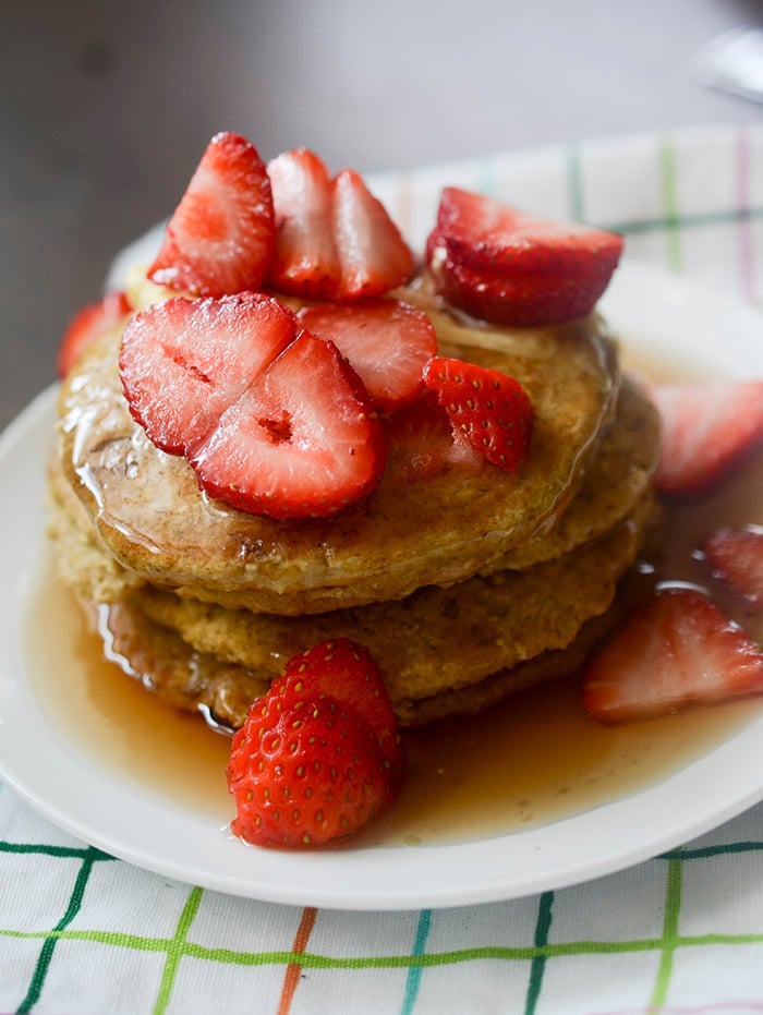 Healthy Oatmeal Pancakes - Dairy Free and Gluten Free