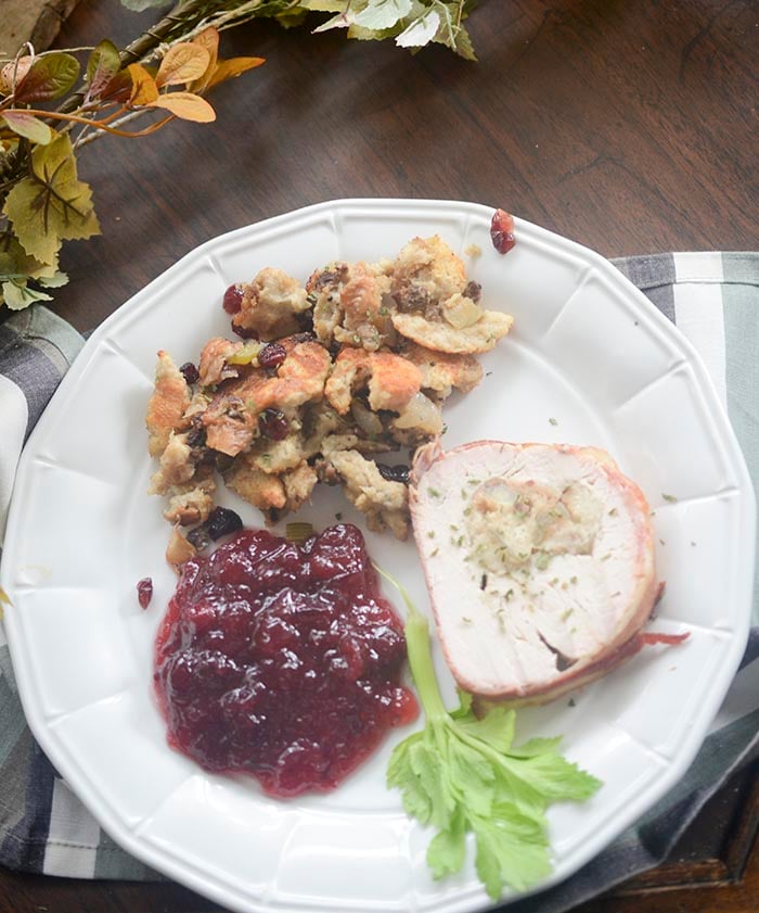 Bacon Wrapped Turkey Breast