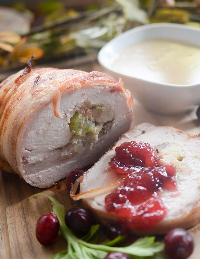 Bacon Wrapped Turkey Breast