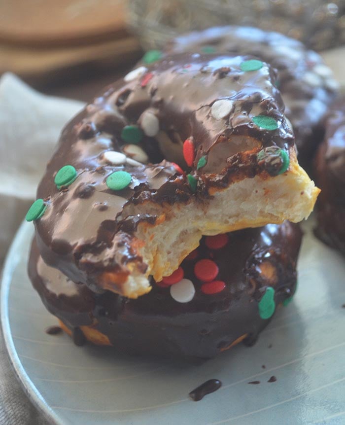 Air Fryer Donuts (using canned biscuits)