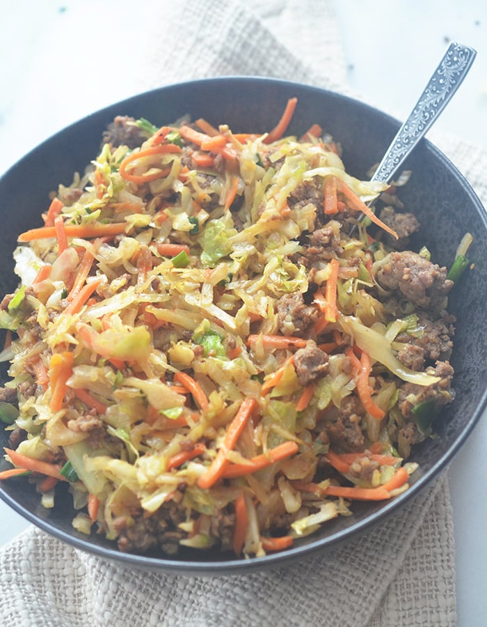 Weight Watchers Egg Roll in a Bowl