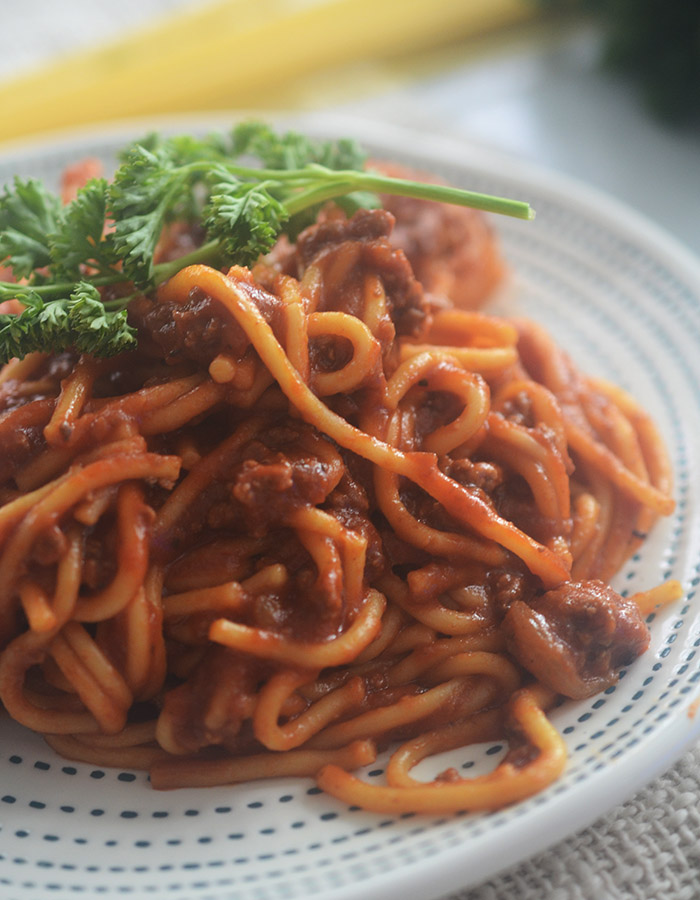 Instant Pot Spaghetti and Meatsauce
