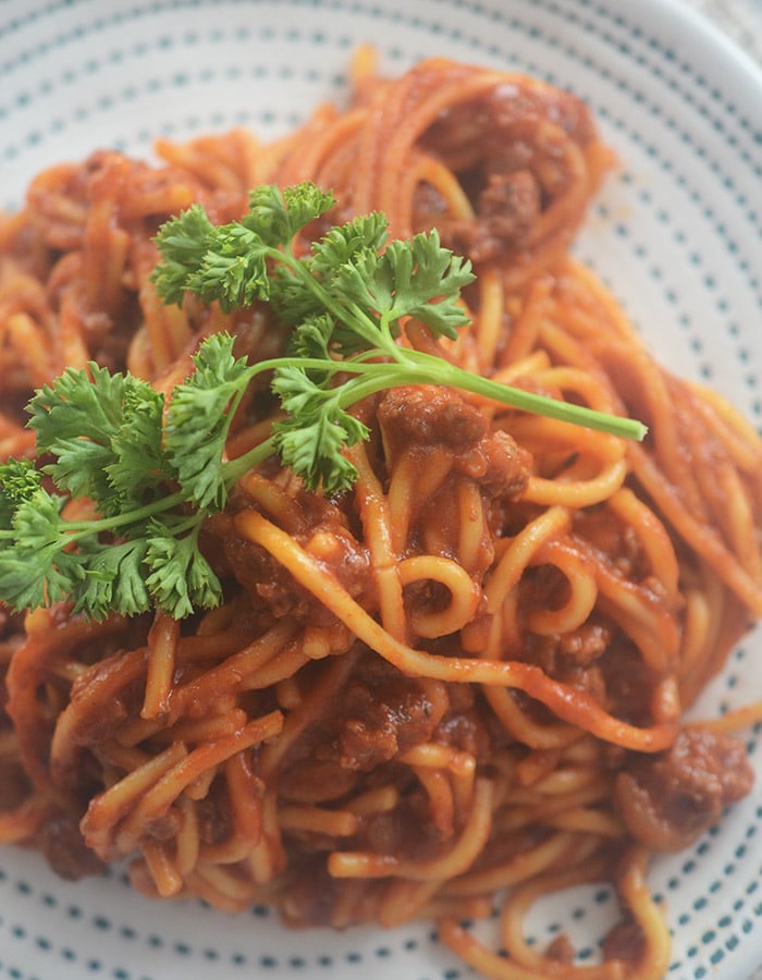 Instant Pot Spaghetti and Meatsauce