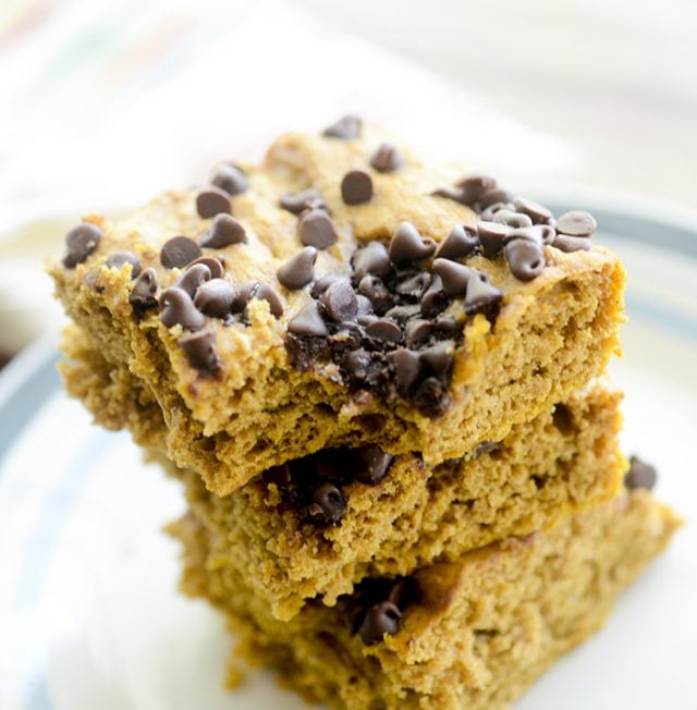 Pumpkin Chocolate Chip Bars