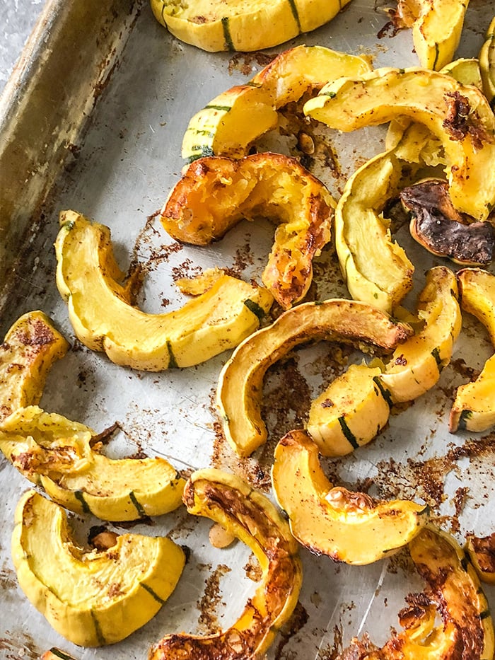 Maple Roasted Delicata Squash