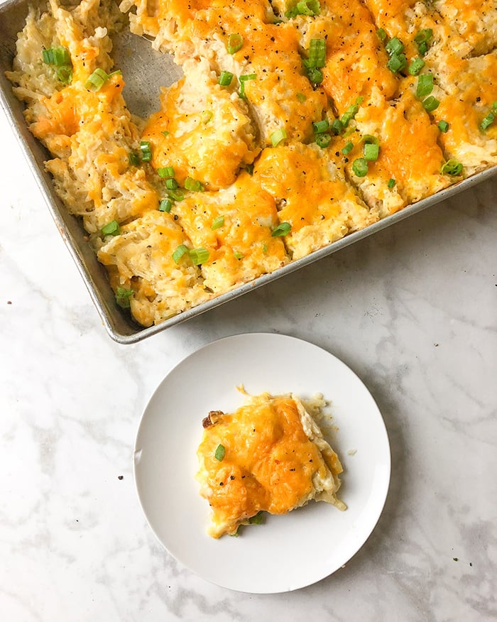 Cheesy Hash Brown Casserole aka Funeral Potatoes