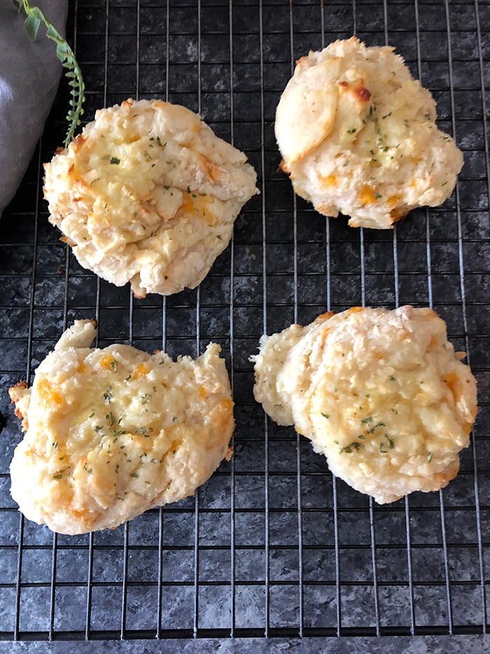 Air Fryer or Oven Garlic Cheddar Biscuits Recipe Diaries