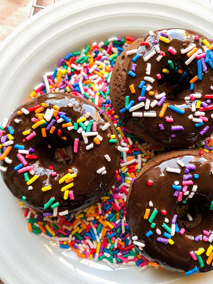 Baked Chocolate Donuts