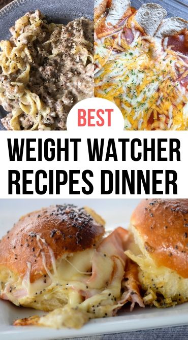 Weight Watcher Dinner Recipes