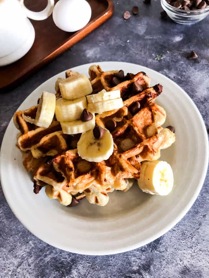 Banana Bread Waffles