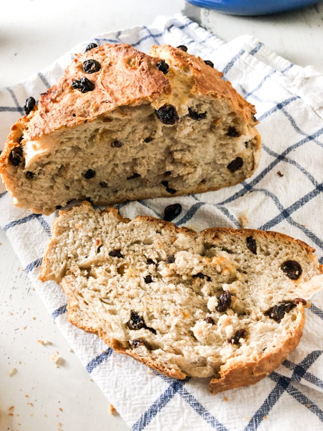 No Knead Cinnamon Raisin Bread Yummy Recipe