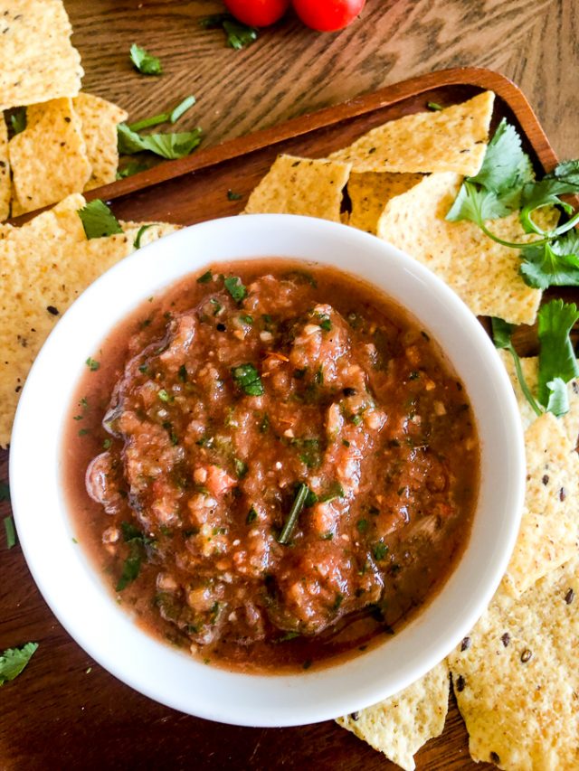 Super Easy Smoked Salsa Recipe Recipe Diaries