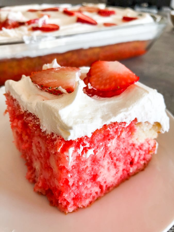 Strawberry Poke Cake 