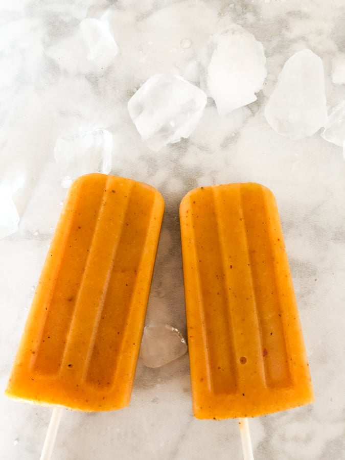 Mango Chili Ice Pops