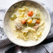 Slow Cooker Creamy Chicken Noodle Soup Recipe Diaries