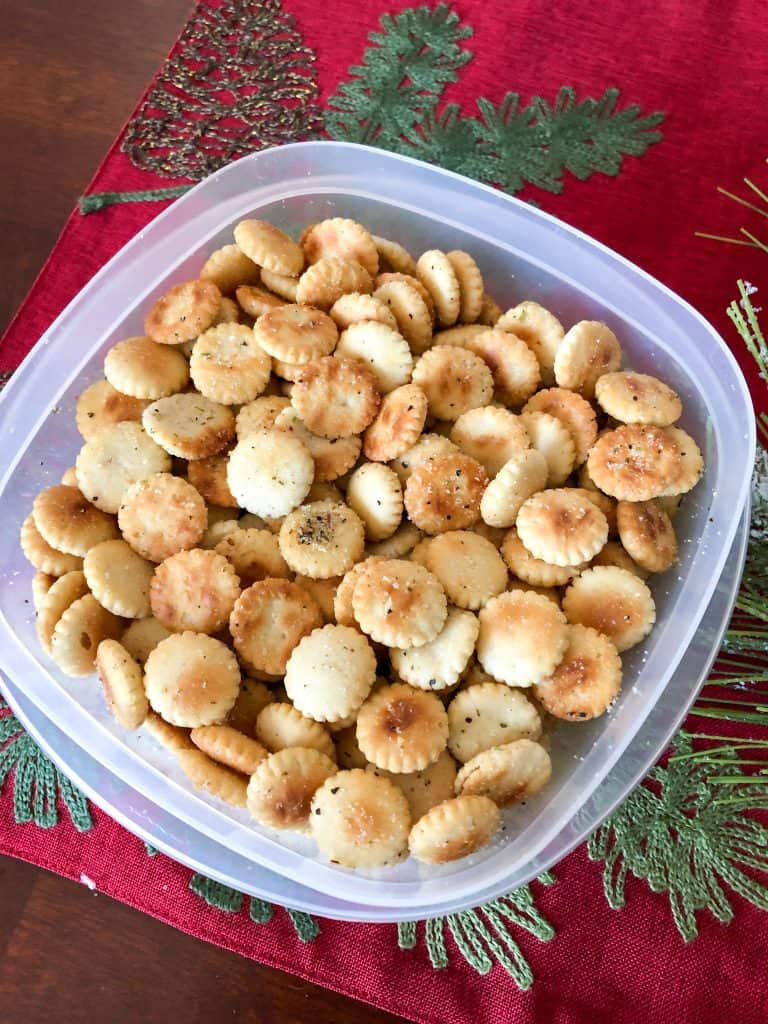 Italian Flavored Oyster Crackers 